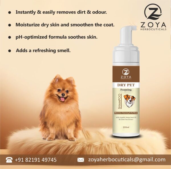 White label Dog foaming shampoo